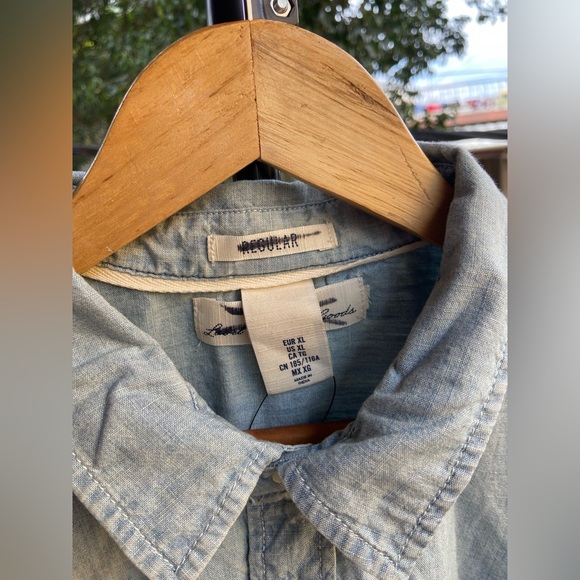 Label of Graded Goods Denim Shirt. Size- XL - Picture 6 of 8